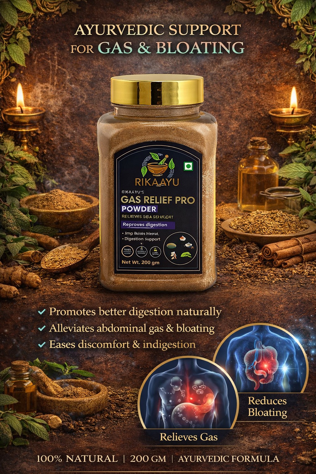 Gas Relief Pro Powder